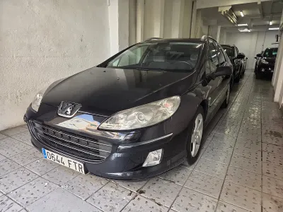 Usado Peugeot 407 Sport 136 CV (100 kW) 2007 Negro Familiar