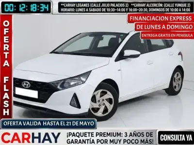 Begagnad Hyundai i20 101 HK (74 kW) 2021 Vit Halvkombi