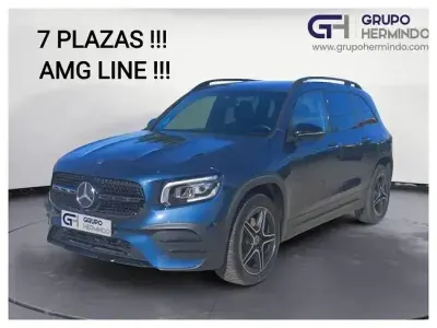 Usado Mercedes GLB200 AMG line 150 CV (110 kW) 2022 Azul SUV