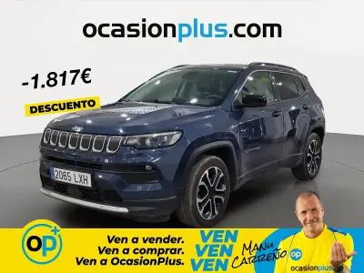 Usado Jeep Compass Limited 130 CV (95 kW) 2022 Azul SUV