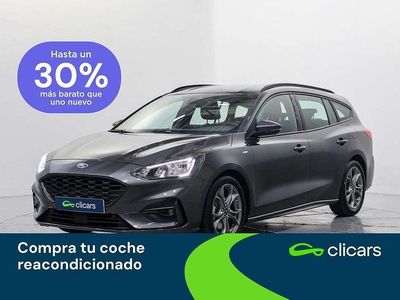 Usado Ford Focus ST-Line 120 CV (88 kW) 2020 Gris Familiar