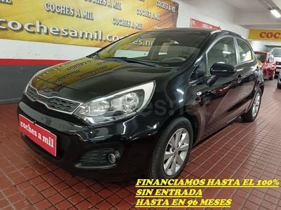 Usado Kia Rio 85 CV (62 kW) 2011 Negro Berlina