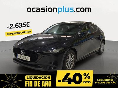 Negro Usado 2025 Mazda 3 Prime-Line Berlina | 23.490 € (Precio justo)