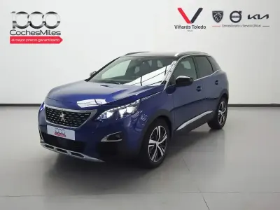 Usado Peugeot 3008 GT-line 130 CV (95 kW) 2018 Azul SUV