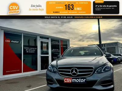 Usado Mercedes E300 Elegance 231 CV (169 kW) 2014 Gris / plata Familiar