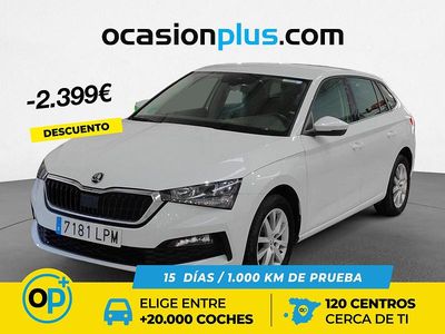 Usado Skoda Scala Ambition 110 CV (80 kW) 2021 Blanco Utilitario