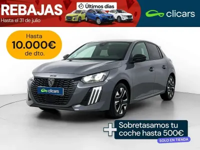 Usado Peugeot 208 Allure 101 CV (74 kW) 2025 Gris Utilitario