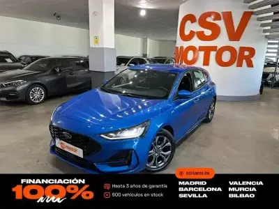 Usado Ford Focus ST-Line 126 CV (92 kW) 2023 Azul Berlina