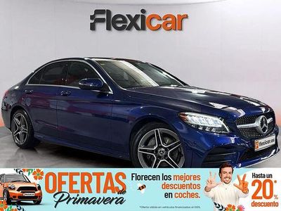 Usado Mercedes C200 160 CV (117 kW) 2020 Azul Berlina