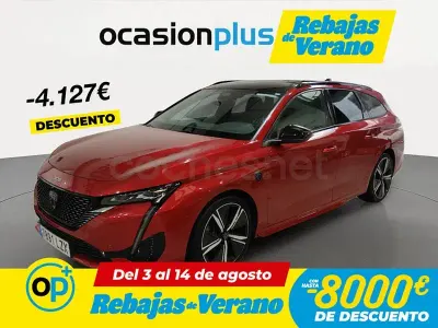 Usado Peugeot 308 SW GT 130 CV (95 kW) 2022 Rojo Familiar