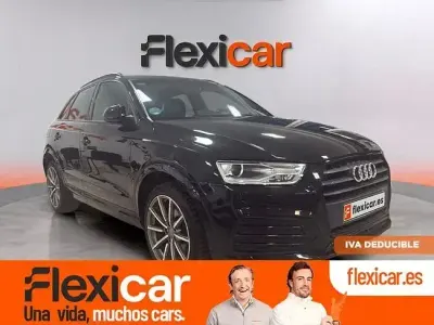 Usado Audi Q3 150 CV (110 kW) 2017 Negro SUV