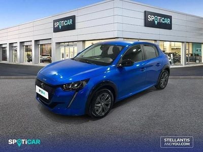 Begagnad Peugeot e-208 Active 100 kW (136 HK) 2023 Blå Halvkombi