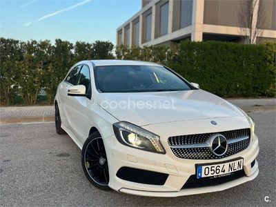 Usado Mercedes A200 AMG line 156 CV (114 kW) 2015 Blanco Berlina