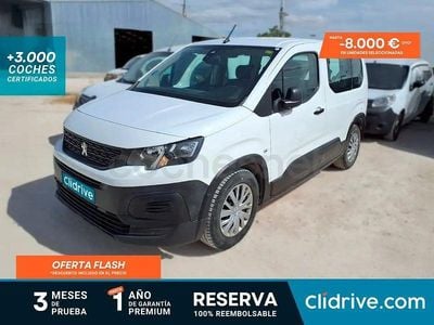 Usado Peugeot Rifter Access 100 CV (73 kW) 2020 Blanco Monovolumen