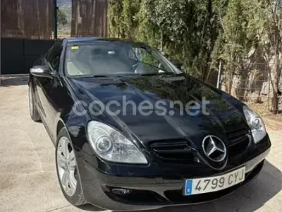 Usado Mercedes SLK200 163 CV (119 kW) 2004 Negro Descapotable