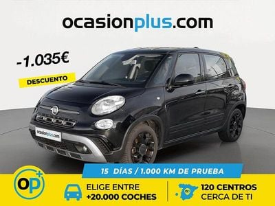 Usado Fiat 500L Cross 95 CV (69 kW) 2021 Negro Monovolumen