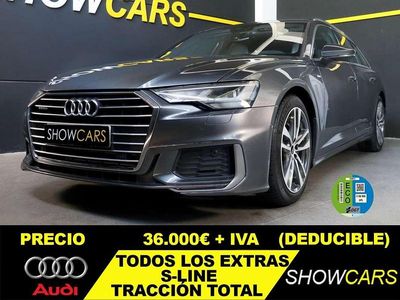 Gris Usado 2021 Audi A6 Sport Familiar | 35.000 € (Buen precio)