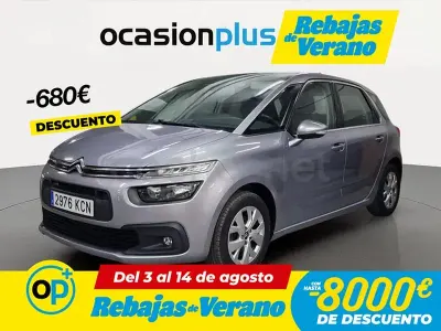 Usado Citroën C4 Picasso Live 130 CV (95 kW) 2017 Gris / plata Monovolumen