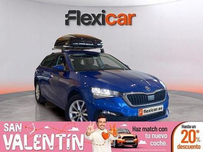 Usado Skoda Scala Active 95 CV (69 kW) 2021 Azul Utilitario