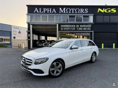 Usado Mercedes E220 194 CV (142 kW) 2019 Blanco Familiar