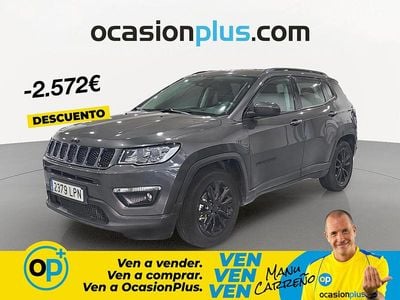 Usado Jeep Compass Night Eagle 130 CV (95 kW) 2021 Gris SUV
