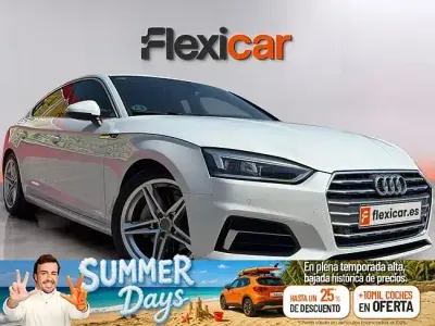 Usado Audi A5 Sportback 190 CV (139 kW) 2018 Blanco Utilitario