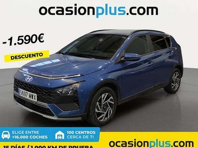 Azul Usado 2024 Hyundai Bayon SUV | 15.900 € (Precio justo)