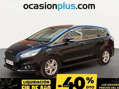 Negro Usado 2017 Ford S-MAX Titanium Monovolumen | 16.650 € (Precio justo)