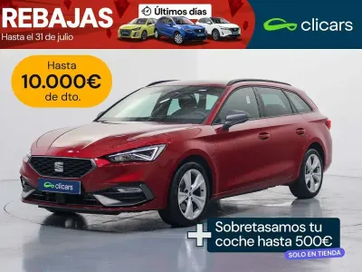 Usado Seat Leon ST FR 205 CV (150 kW) 2024 Rojo Familiar