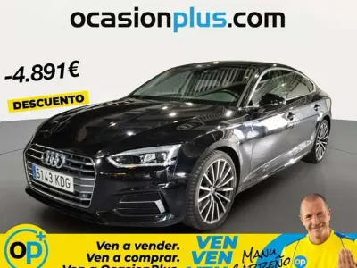 Usado Audi A5 Sportback Sport 150 CV (110 kW) 2017 Negro Utilitario