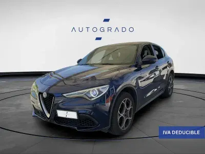 Usado Alfa Romeo Stelvio 280 CV (205 kW) 2017 Azul SUV