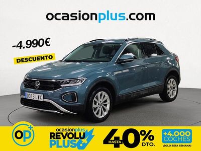 Usado VW T-Roc Life 150 CV (110 kW) 2022 Azul SUV