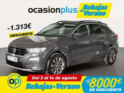 Usado VW T-Roc Advance 110 CV (80 kW) 2021 Gris SUV