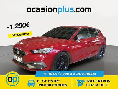 Usado Seat Leon FR 150 CV (110 kW) 2021 Rojo