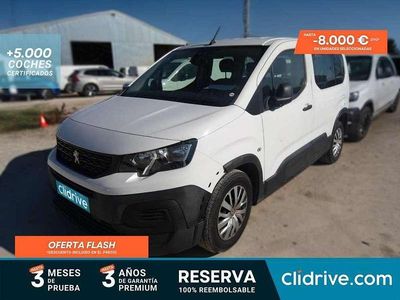 Usado Peugeot Rifter Access 100 CV (73 kW) 2020 Blanco Monovolumen