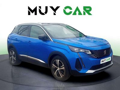 Usado Peugeot 3008 GT 131 CV (96 kW) 2021 Azul SUV