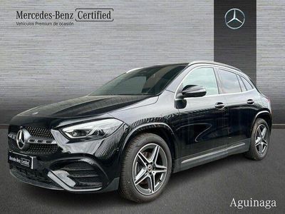Usado Mercedes GLA200 AMG line 150 CV (110 kW) 2025 Negro cosmos SUV