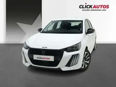 Usado Peugeot 208 Active 101 CV (74 kW) 2024 Blanco Utilitario