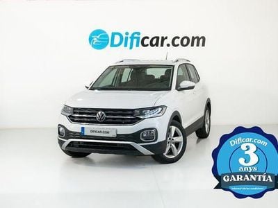 Usado VW T-Cross Sportline 150 CV (110 kW) 2020 Blanco SUV