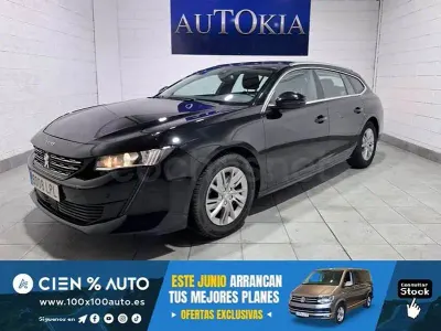 Usado Peugeot 508 SW Business-Line 130 CV (95 kW) 2021 Negro Familiar