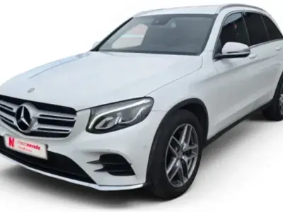 Usado Mercedes GLC250 AMG line 204 CV (150 kW) 2016 Blanco SUV