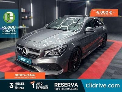 Gris Usado 2017 Mercedes CLA220 Shooting Brake Familiar | 22.690 € (Precio justo)