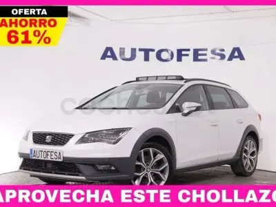 Usado Seat Leon 4Drive 184 CV (135 kW) 2015 Blanco Familiar