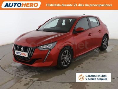 Usado Peugeot 208 Active 100 CV (73 kW) 2021 Rojo Utilitario