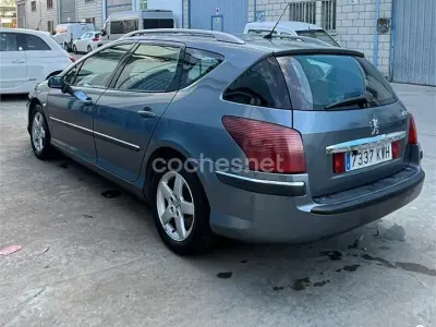 Usado Peugeot 407 Sport 136 CV (100 kW) 2005 Azul Familiar