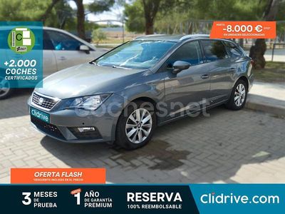 Usado Seat Leon Style 184 CV (135 kW) 2018 Gris / plata Familiar