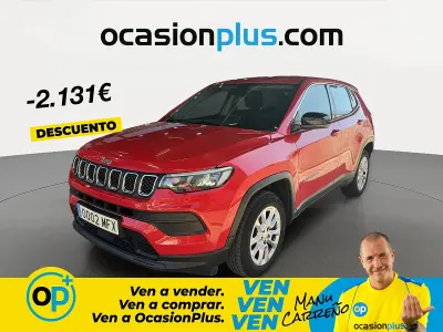 Usado Jeep Compass Longitude 130 CV (95 kW) 2023 Rojo SUV