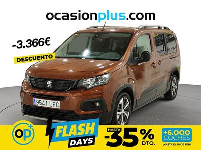 Marrón Usado 2020 Peugeot Rifter GT-line Monovolumen | 18.150 € (Precio justo)