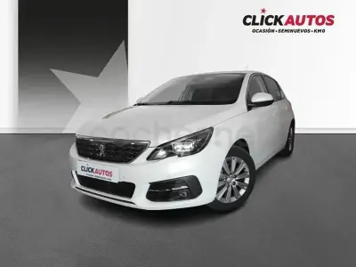 Usado Peugeot 308 Allure 130 CV (95 kW) 2021 Blanco Berlina