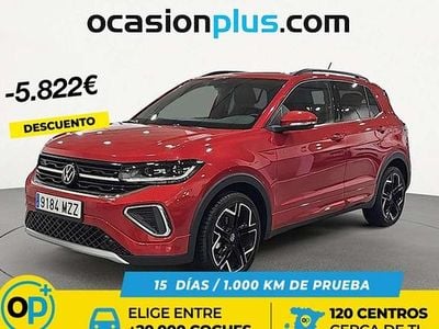 Rojo Usado 2025 VW T-Cross R-line SUV | 23.264 € (Precio justo)